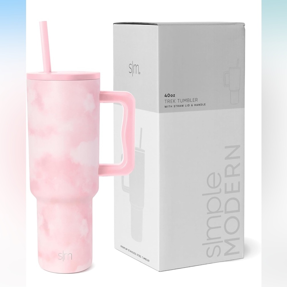 40oz blush tie dye tumbler